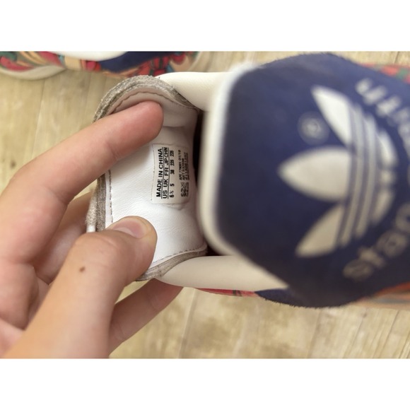 Adidas Womens Stan Smith Floral Print Leather‎ Causal/Athleisure Sneakers 6.5 - Picture 5 of 5